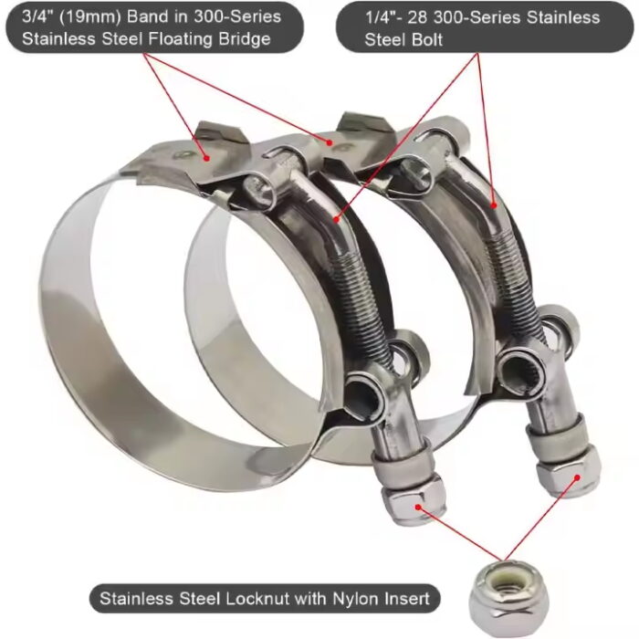 T-Bolt Hose Clamp