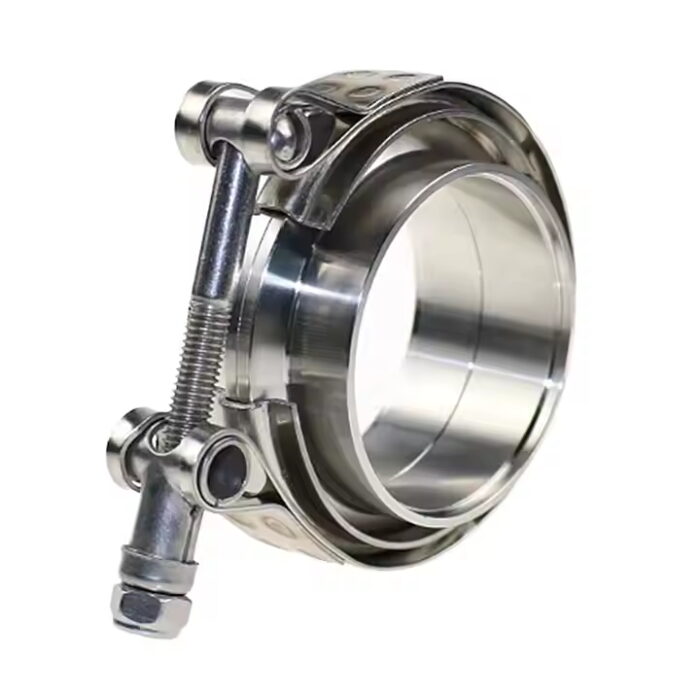 Locking hose clamp pull ring