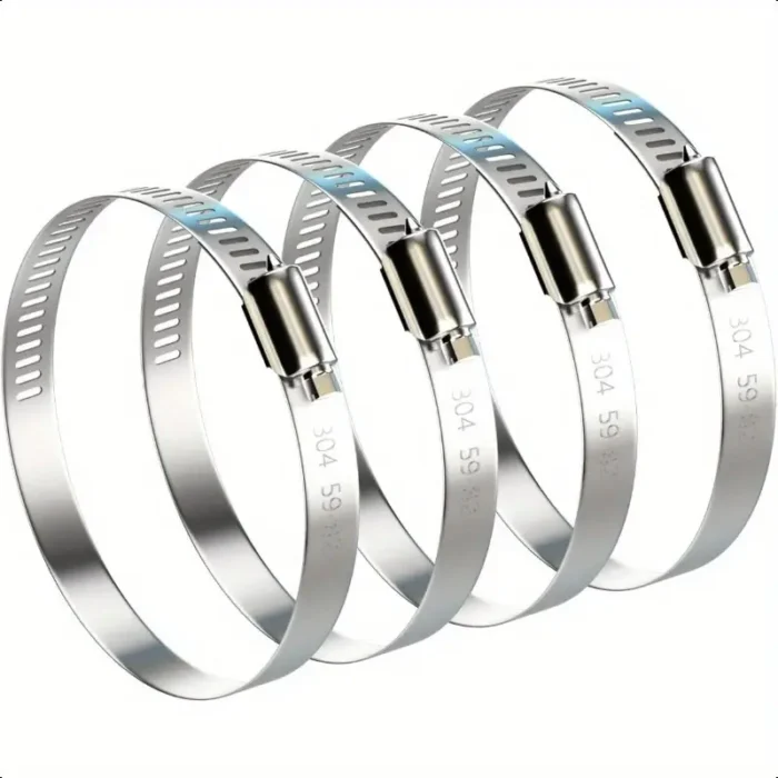 3" Adjustable Worm Gear Clamp for pipe clamps from 2.4"-3.2" in diameter