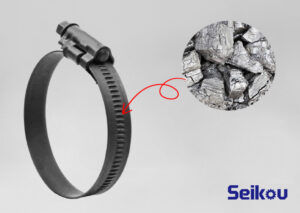 What are the advantages of Seikou titanium throat clamps?