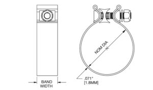 Exhaust Band Clamps-Seikou