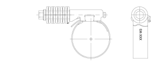 High Torque Constant Tension Hose Clamp