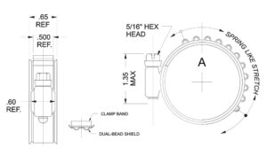 TURBO SEAL Constant Tension Clamp