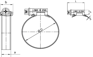 High Torque (16 mm) Hose Clamp