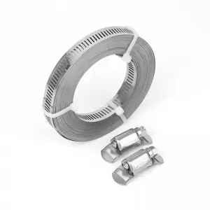 Universal 12.7mm Wide American Hose Clamp Set